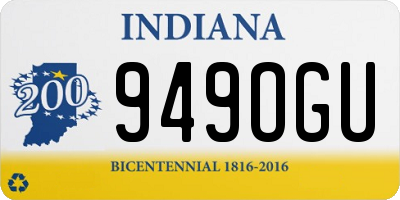 IN license plate 949OGU