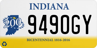 IN license plate 949OGY