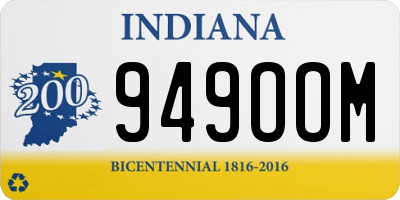 IN license plate 949OOM