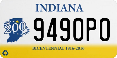 IN license plate 949OPO
