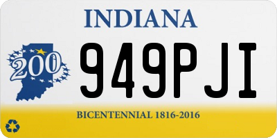 IN license plate 949PJI