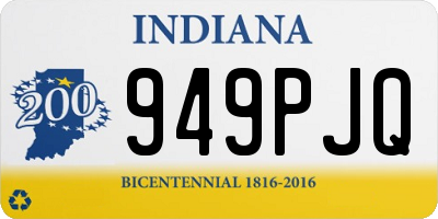 IN license plate 949PJQ