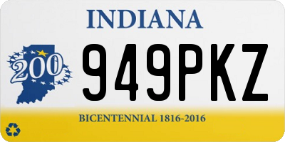 IN license plate 949PKZ