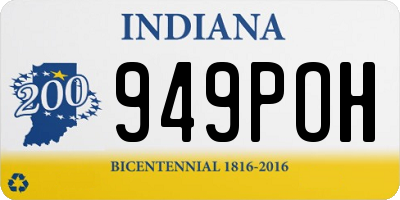 IN license plate 949POH