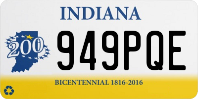 IN license plate 949PQE