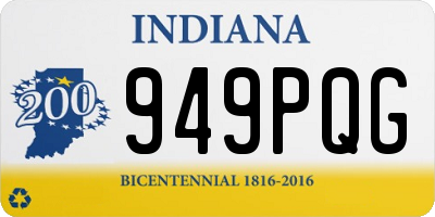 IN license plate 949PQG