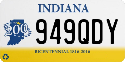 IN license plate 949QDY