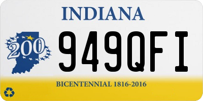 IN license plate 949QFI