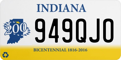 IN license plate 949QJO