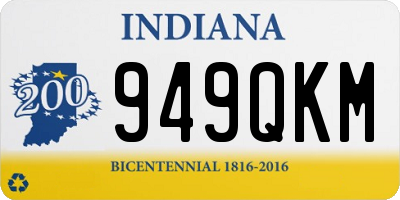 IN license plate 949QKM