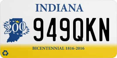 IN license plate 949QKN