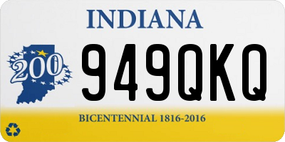 IN license plate 949QKQ