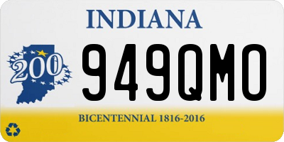 IN license plate 949QMO
