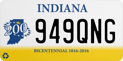 IN license plate 949QNG