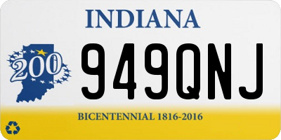IN license plate 949QNJ
