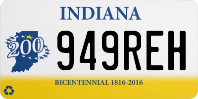 IN license plate 949REH