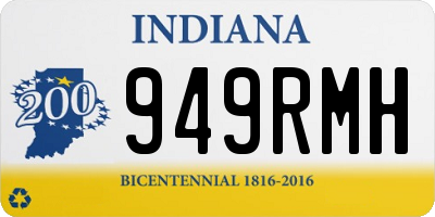 IN license plate 949RMH