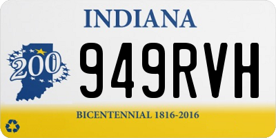 IN license plate 949RVH