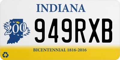 IN license plate 949RXB