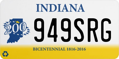 IN license plate 949SRG