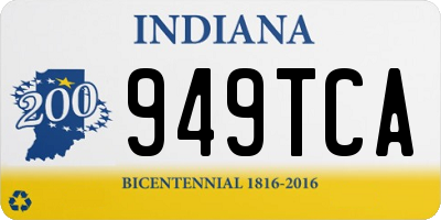 IN license plate 949TCA
