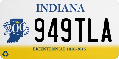 IN license plate 949TLA