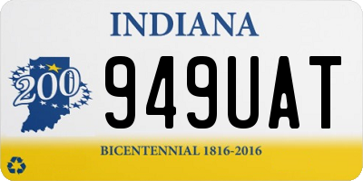 IN license plate 949UAT