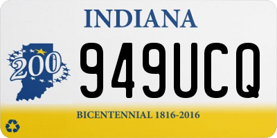IN license plate 949UCQ