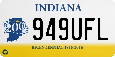IN license plate 949UFL