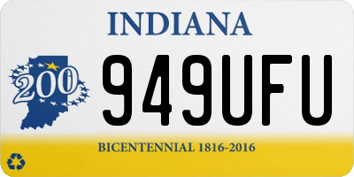 IN license plate 949UFU