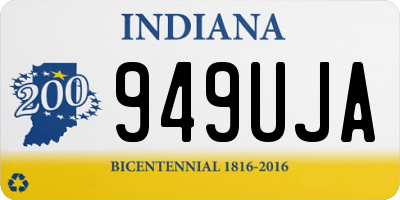 IN license plate 949UJA