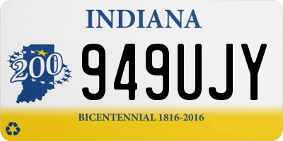 IN license plate 949UJY