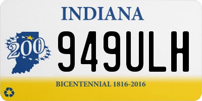 IN license plate 949ULH