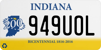 IN license plate 949UOL