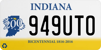 IN license plate 949UTO