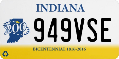 IN license plate 949VSE