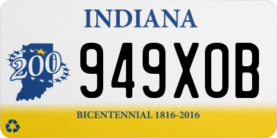IN license plate 949XOB