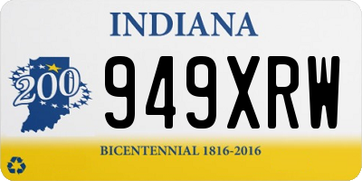 IN license plate 949XRW
