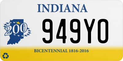 IN license plate 949YO