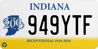 IN license plate 949YTF