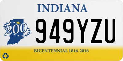 IN license plate 949YZU