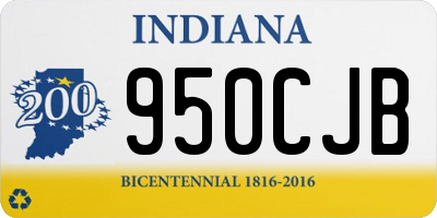 IN license plate 950CJB