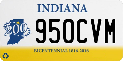 IN license plate 950CVM