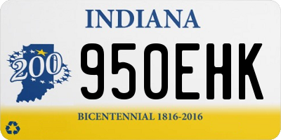 IN license plate 950EHK