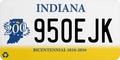 IN license plate 950EJK