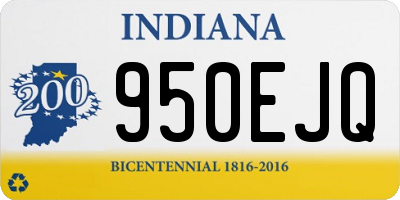 IN license plate 950EJQ