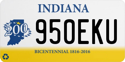 IN license plate 950EKU