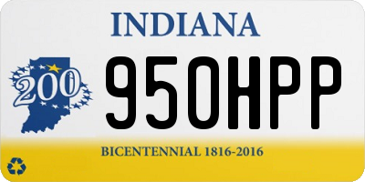 IN license plate 950HPP