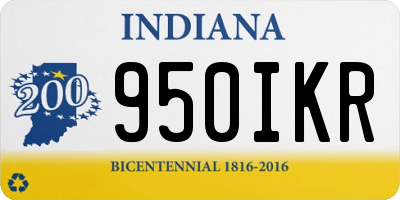 IN license plate 950IKR