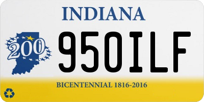 IN license plate 950ILF